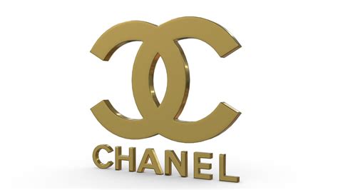 chanel logo 3d model|Chanel Logo .